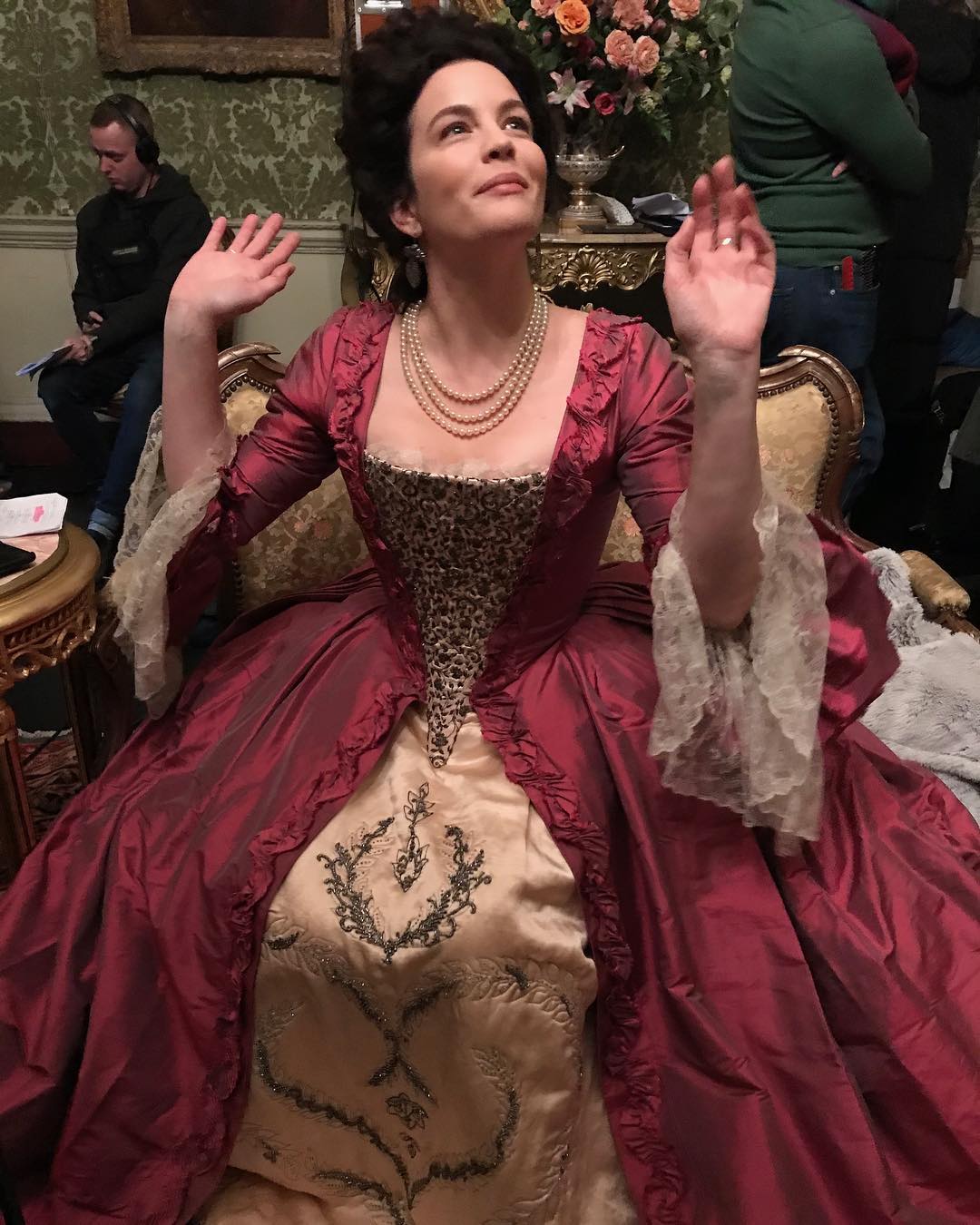 On the set - Season 3 Filming, from Liv's Instagram