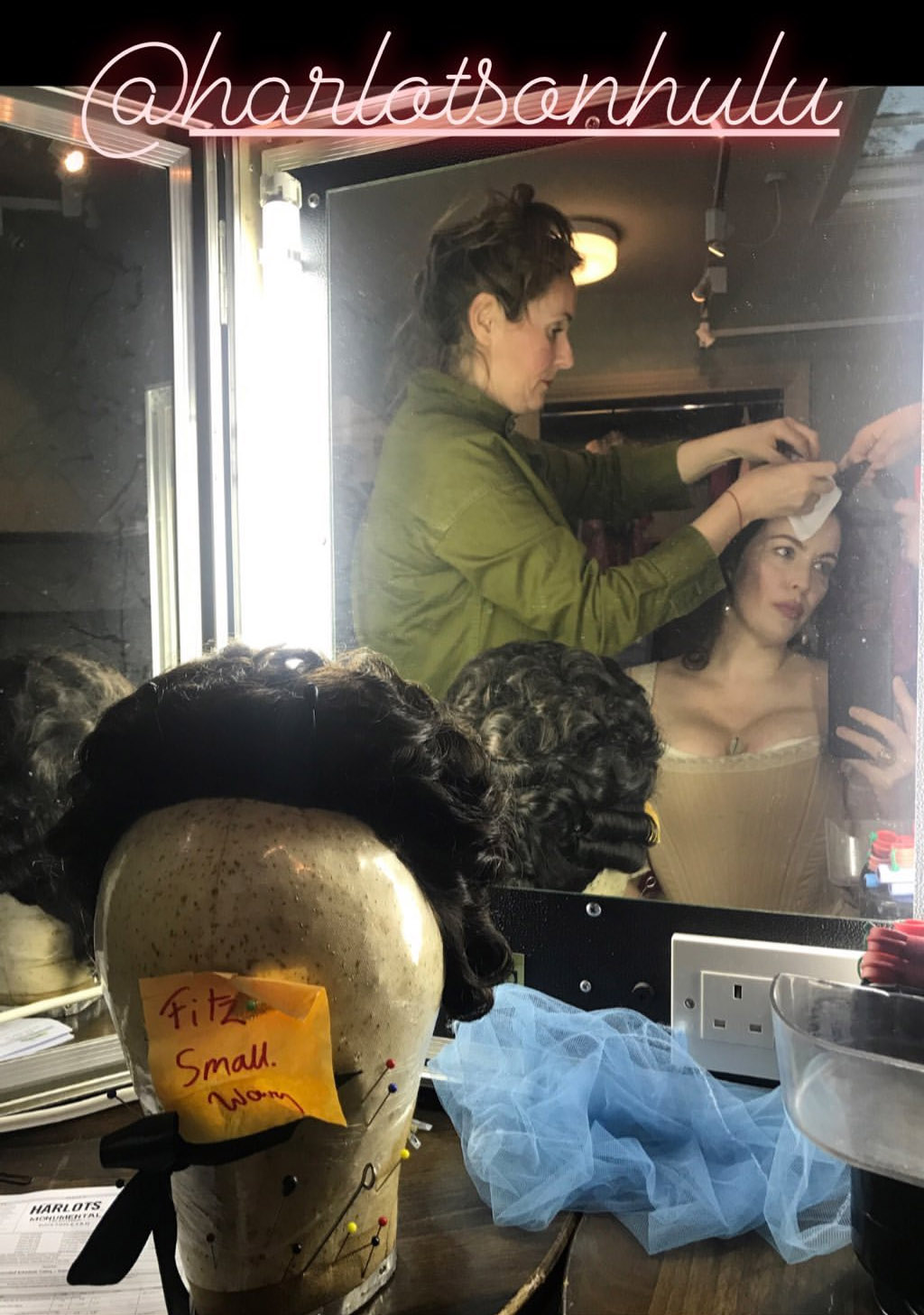 Season 3 set, from Liv's Instagram