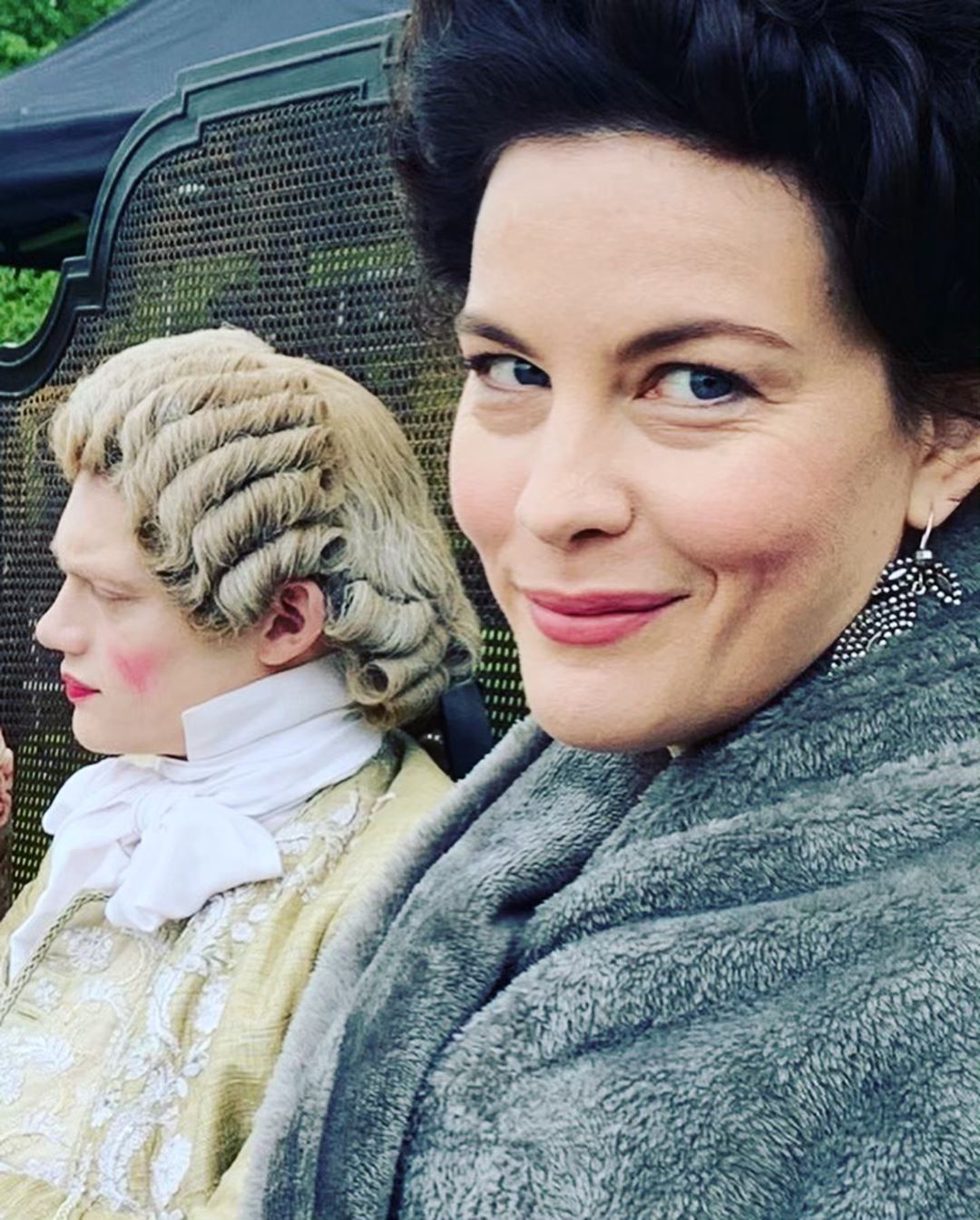Season 3 set, with Jojo Macari, from Debs Paterson's Instagram