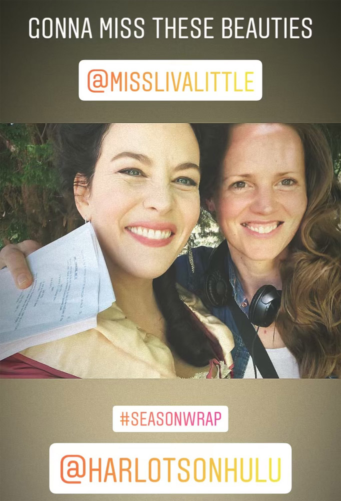 Season 3 set, with Debs Paterson, from Debs Paterson's Instagram