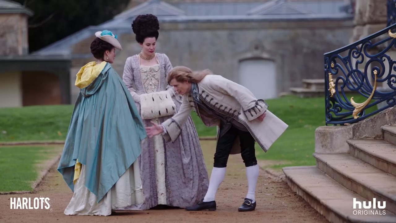 with Jessica Brown Findlay and Julian Rhind-Tutt