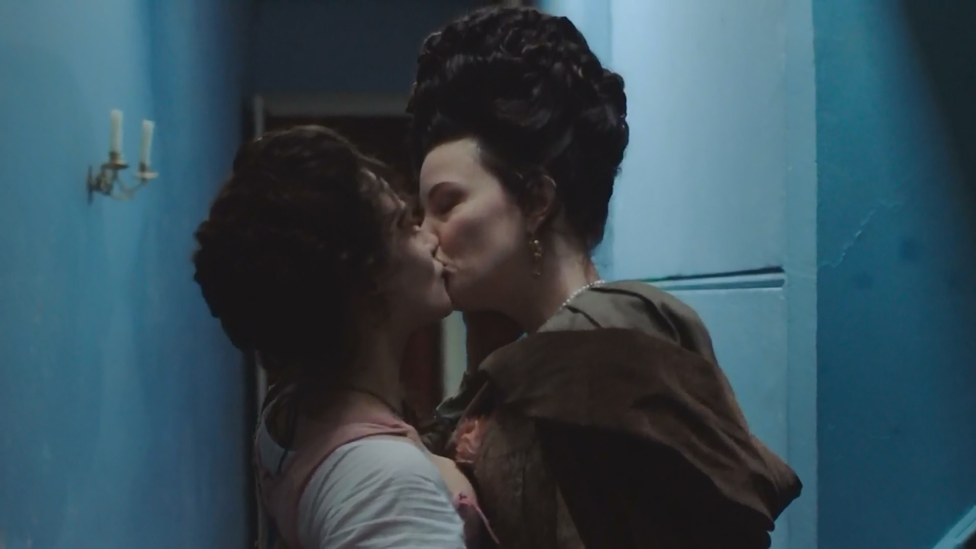 with Jessica Brown Findlay
