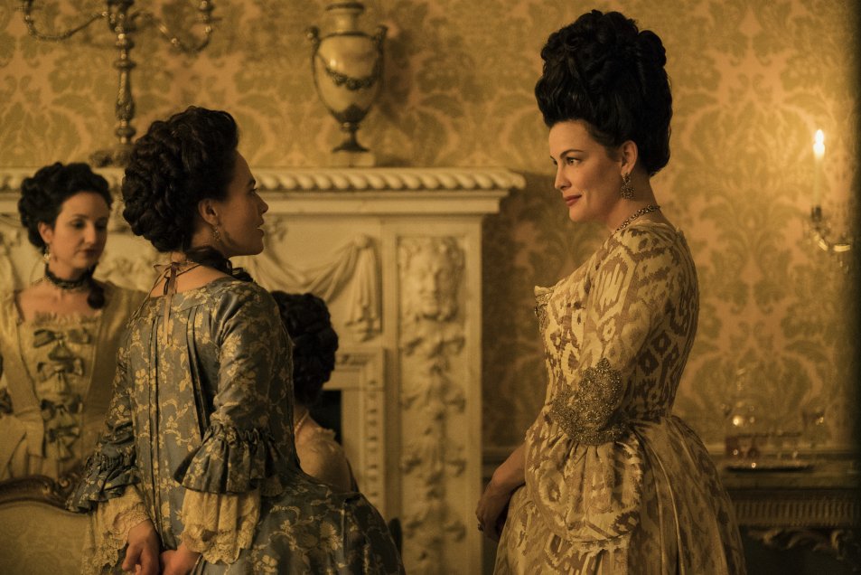 with Jessica Brown Findlay