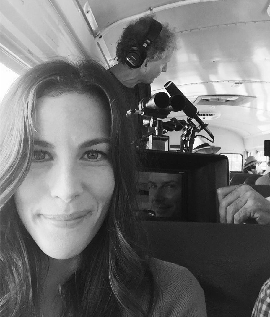 "filming #theleftovers", from Liv's Instagram