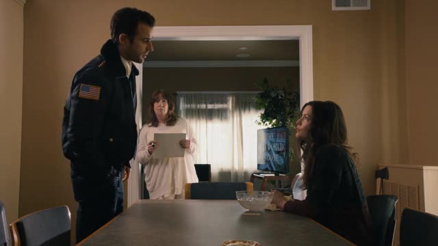 with Justin Theroux and Ann Dowd