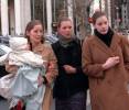 Liv, Kate Moss and Lucie de la Falaise in New York, February 13th, 1997