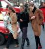 with Kate Moss and Lucie de la Falaise