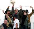 with the cast and crew of Lord of the Rings