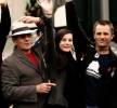 with Orlando Bloom, Ian McKellen and Viggo Mortensen