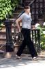 Liv with her dog Neal, New York, July 17th 2003