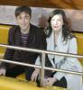 Liv and Alan Cumming taping a TV show, New York, October 16th 2003