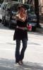Taking a stroll in New York, August 2003