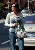 Pregnant Liv waiting for a Taxi in New York, June 23rd 2004