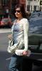 Pregnant Liv waiting for a Taxi in New York, June 23rd 2004