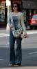 Pregnant Liv waiting for a Taxi in New York, June 23rd 2004