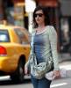 Pregnant Liv waiting for a Taxi in New York, June 23rd 2004
