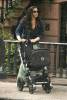 Liv and Milo taking a walk in New York