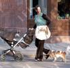 Hippo hanging out from the stroller is a present from the LovelyLivTyler.com community!