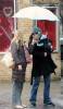 Liv and baby Milo and a friend out for a walk, New York