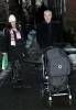 Liv, baby Milo and Liv's father-in-law Chester Langdon taking a stroll in New York