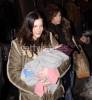 Liv with her father Steven Tyler and baby Milo, New York