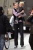 Liv and Milo taking a walk in New York