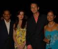 with Clency Romeo, Pascal Dupuis and Corinne Laurette