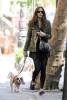 Liv taking Neal to a walk in New York
