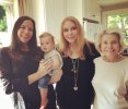 with daughter Lula, mom Bebe Buell and grandmother Dorothea Johnson, from Bebe Buell's Instagram