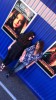 with dad Steven Tyler - at the Armageddon attraction