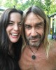 with Iggy Pop, from Bebe Buell's Instagram