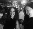 with Helena Christensen and Julianne Moore
