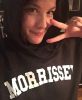 "Totally nerdy morrissey hoody fan selfie !!! #morrissey @madisonsquaregarden #nowmyheartisfull thank you !!!!!"