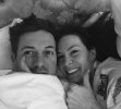 "A little Saturday morning lie in for mommy and daddy, a rare treat !!!!!! @davidgardner"