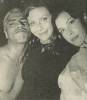 with John Galliano and mom Bebe Buell