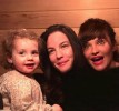 with Lula Rose and Helena Christensen, from Helena Christensen's Instagram