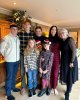 Christmas 2024, with Gray, Milo, Sailor, David, Lula and Emma, from David Gardner's Instagram