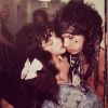 with sister Mia and dad Steven Tyler