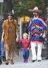 Indian Liv, Mexican Roy and Spiderman Milo celebrating Halloween! New York, October 31st 2007