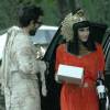 Happy Halloween! Liv-Cleopatra and Milo the Bat trick-or-treating in LA