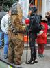 with Chewbacca aka Rene Lopez and his son