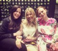 with Sienna Miller and Karen Elson