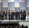 Oscars 2004 - with LOTR cast and crew after winning "Best Picture" award