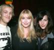 with Liam McMullan and mom Bebe Buell