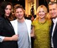 with Christopher Bailey, Kate Hudson, and Mario Testino