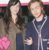 with husband Royston Langdon - at Launch party of Burberry Brit fragrance, New York, September 18th 2003