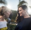 with Carrie Coon