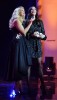 Receiving Woman of the Year award from Barbara Schoeneberger