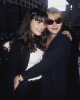 with mom Bebe Buell