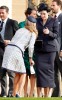 with fiance David Gardner and Kate Moss